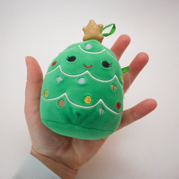 Squishmallows Leama 4" Christmas Tree Plush Toy Ornament Holiday 2022 - Picture 3 of 7